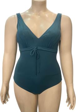 Immagine di PLUS SIZE GREEN TUMMY CONTROL SWIM SUIT